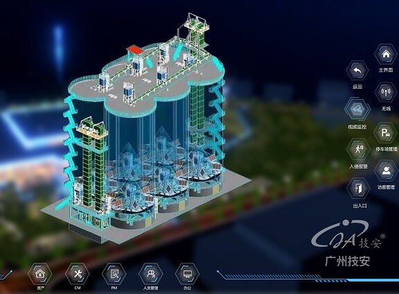 智慧園區(qū)BIM技術所構(gòu)建的模型